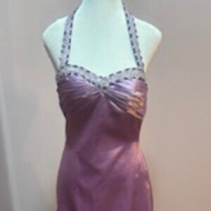 Size 6, Lilac Satin Gown